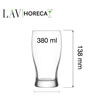 Szklanka do piwa Bristol 380ml | LAV LH-BRI338KH