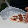 Łopata do pizzy 32x30 cm z aluminium dł. uchwytu 120 cm | GI.METAL F-32R