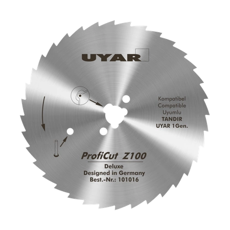 Ostrze ząbkowane ProfiCut Z100 Deluxe - śr. 100 mm | UYAR 101016S