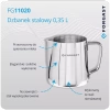 Dzbanek stalowy do spieniania mleka poj. 0,35 l | FORGAST FG11020