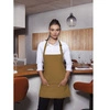 Fartuch krótki Basic 75 x 60 cm z kieszenią i klamerką musztardowy | KARLOWSKY BLS 6-87-Stck