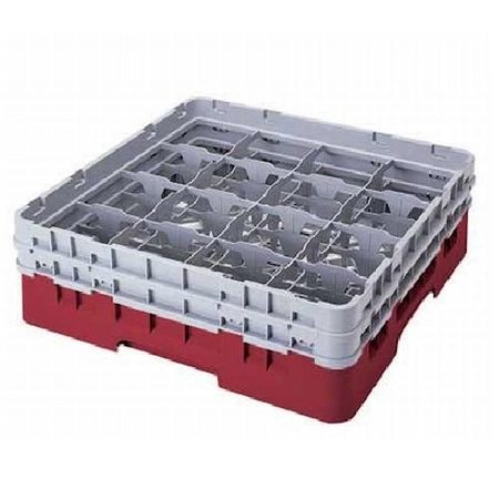 Kosz do szkła 16 przegródek - 50x50cm | CAMBRO 16S534