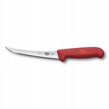 Nóż do trybowania czerwony FIBROX - dł. ostrza 12 cm | VICTORINOX 5.6601.12