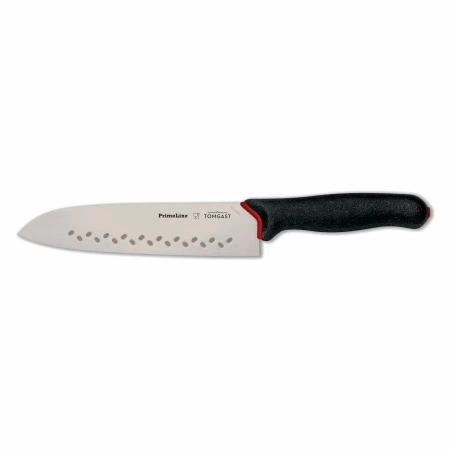 Nóż japoński Santoku, perforowany PRIMELINE | TOMGAST T-2900-19