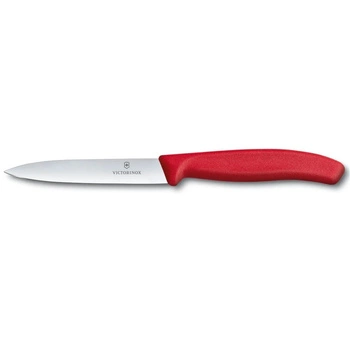 Nóż do jarzyn Swiss Classic czerwony dł. ostrza 10 cm | VICTORINOX 6.7701