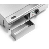 Płyta grillowa elektryczna, gładka, 50x35 cm, 3 kW | FORGAST FG09103