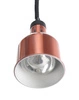 Lampa do podgrzewania potraw wisząca cylindryczna, kolor miedziany, 17.5 cm, 0.25 kW | HENDI 273890