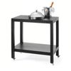Wózek kelnerski Madeira Black 82x46x85 cm | FINE DINE 504963