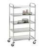 wózek kelnerski nierdzewny 5-półkowy TS 500 | BARTSCHER 300065