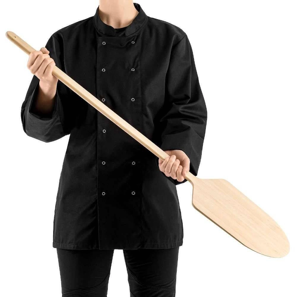 Łopata do pizzy drewniana, 30x30 cm szufla, długość 110 cm | FORGAST FG02664