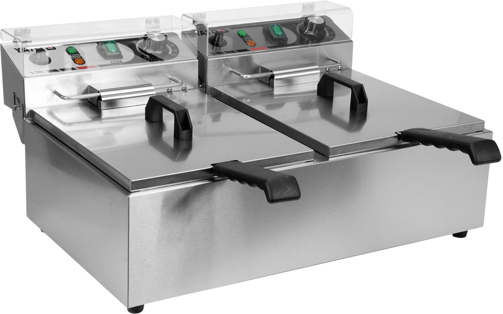 Frytownica elektryczna 2-komorowa 2x6 l | YATO YG-04622