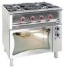 Kuchnia gastronomiczna gazowa 5-palnikowa z piekarnikiem el. | EGAZ TG-5730/PKE-1