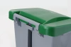 Pokrywa do kosza na śmieci 120 l,  zielona | HENDI 873465