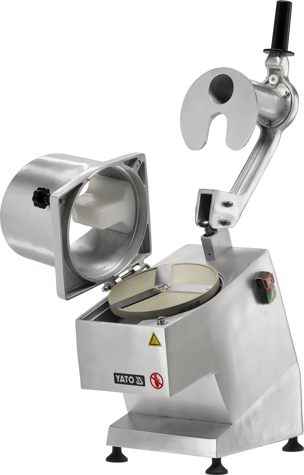 Szatkownica do warzyw z dużym otworem i zestawem tarcz | YATO YG-03101