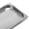 Pojemnik GN 1/1 gł. 4 cm perforowany ze stali nierdzewnej | FORGAST FG04704
