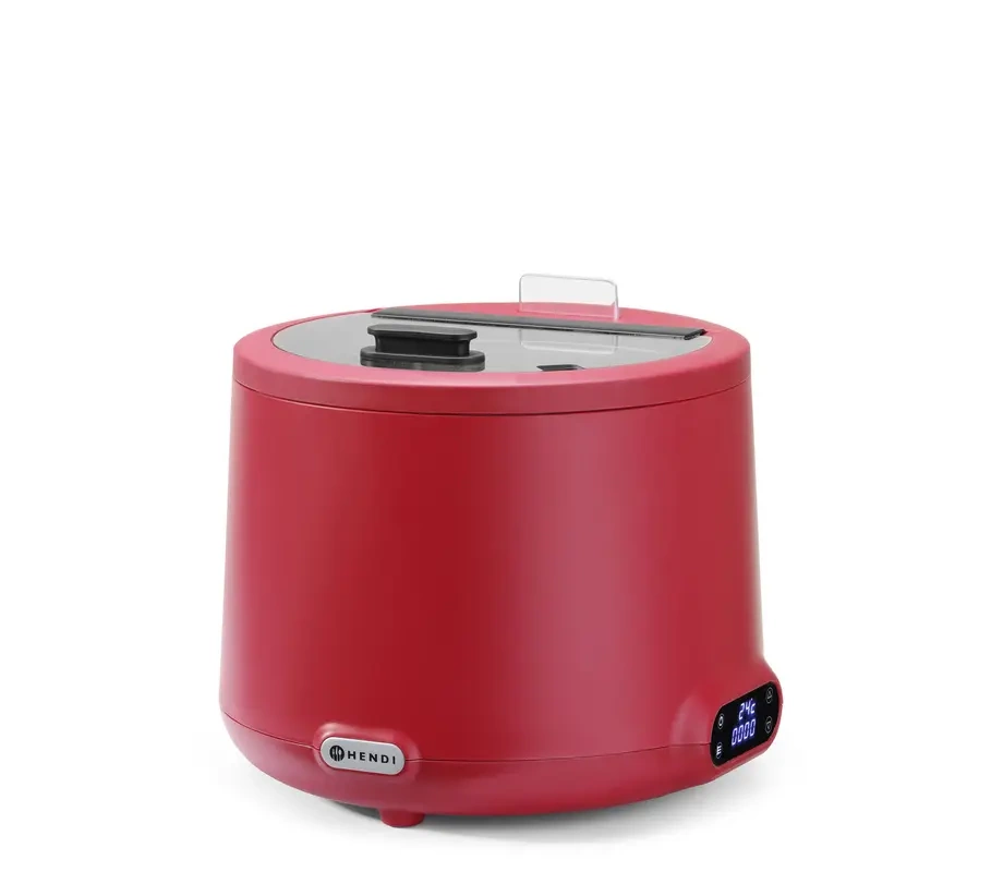 Kociołek do zupy UNIQ, 8 L - czerwony | HENDI 860571