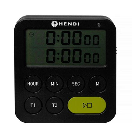 Timer kuchenny dwuzakresowy, minutnik cyfrowy | HENDI 582046