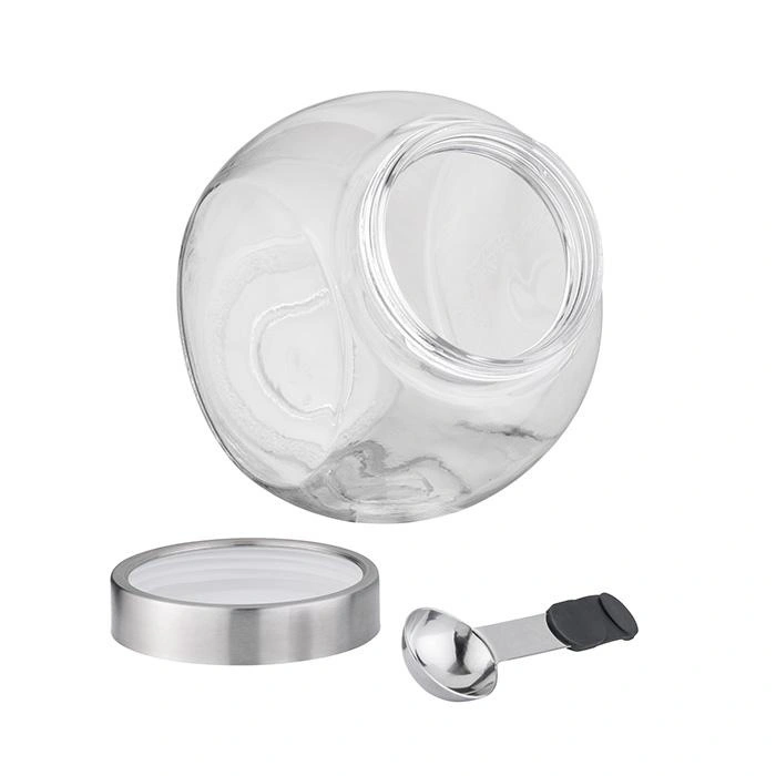 Słoik do przechowywania, z łyżeczką i zakrętką, 17x12.5x18 cm, 2.2 l | APS 636