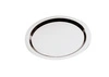 Taca FINESSE owalna, z gładkim rantem, ze stali nierdzewnej, 32x32x1.2 cm | APS 1332