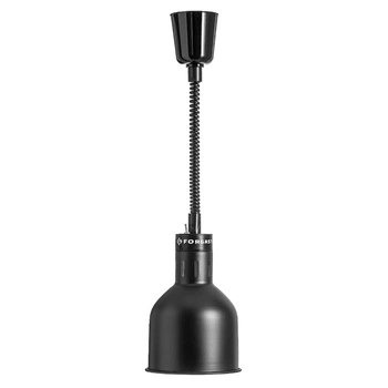 Lampa grzewcza do potraw czarna - typ A | FORGAST FG03341