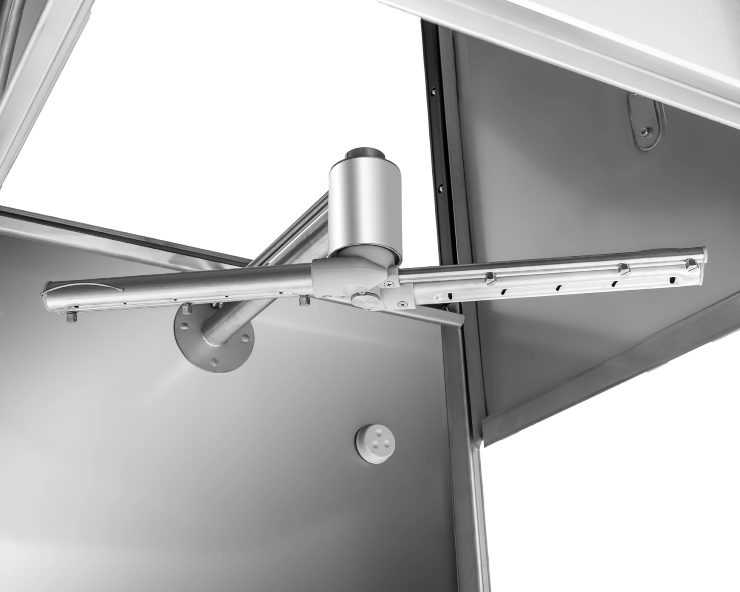 Zmywarka kapturowa gastronomiczna do naczyń ze sterowaniem elektronicznym, dozownikiem płynu myjącego, 9,55 kW, 400 V | PROFICHEF PCZ-04100