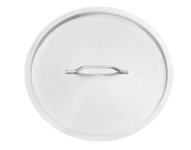 Garnek niski z pokrywką, ze stali nierdzewnej  - poj. 15.8 l | HENDI 836521