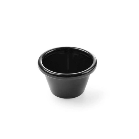 Miseczka Ramekin 45 ml czarna - zestaw 12 szt. | HENDI 565605