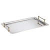 Taca systemowa GN 1/1 BUFFET STAR, stal nierdzewna, pozłacane uchwyty, 53x32.5x6.5 cm | APS 11155