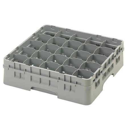 Kosz do szkła 25 przegródek - 50x50cm, szary | CAMBRO 25S418/151