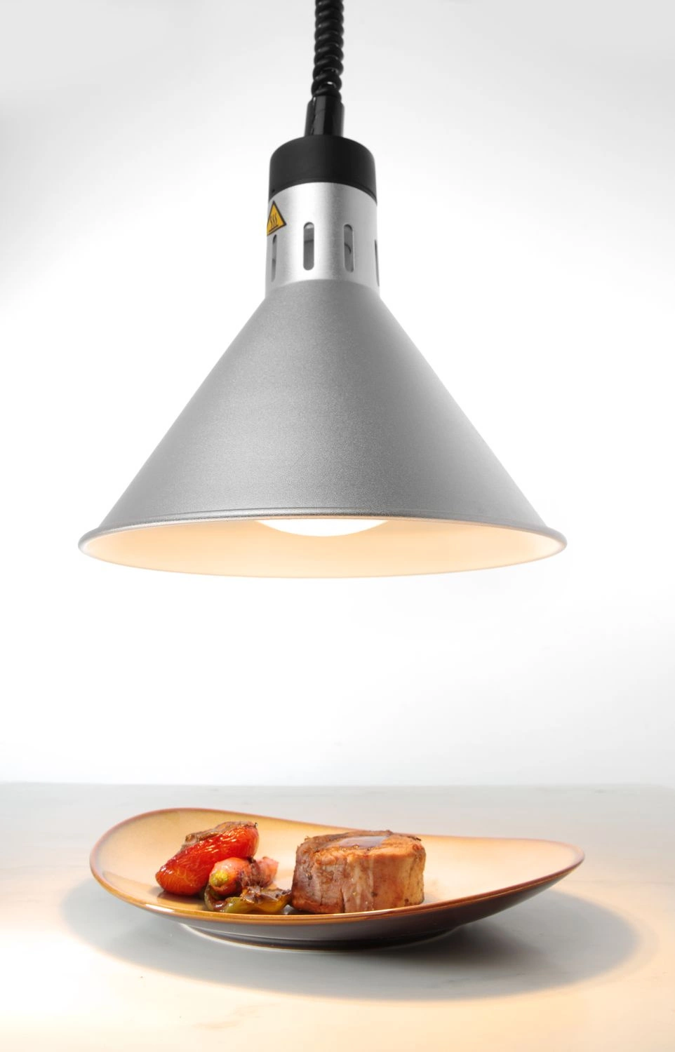 Lampa do podgrzewania potraw, kolor srebrny, 27.5 cm, 0.25 kW | HENDI 273869
