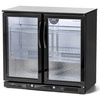 Lodówka barowa na napoje 2-drzwiowa, drzwi otwierane 208 l | FORGAST FG07712