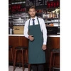Fartuch kucharski Basic 75 x 90 cm z klamerką sosnowa zieleń | KARLOWSKY BLS 4-80-Stck