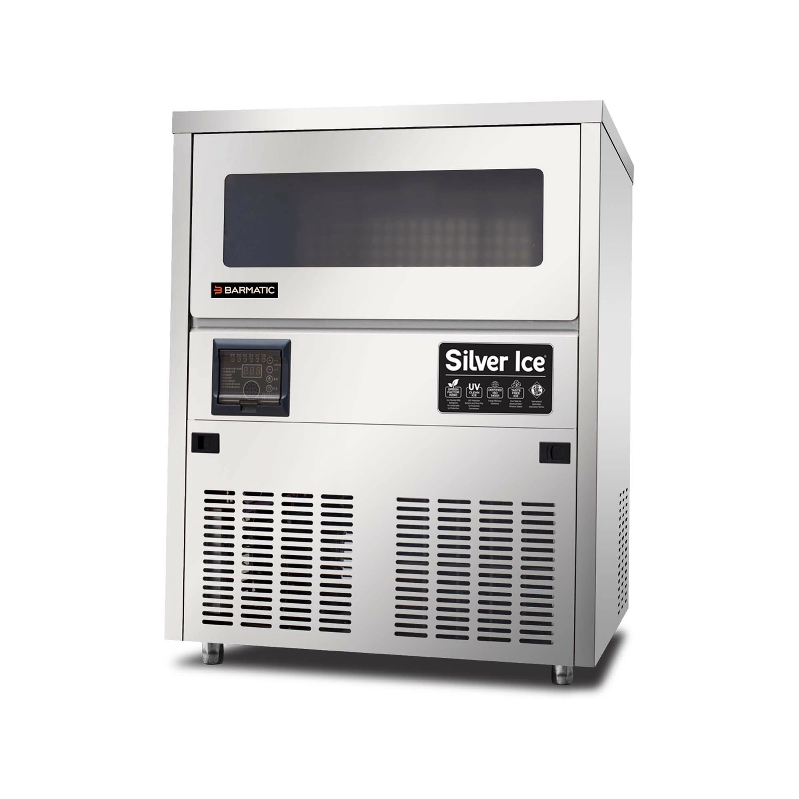 Kostkarka Silver Ice ILUMINATOR-100A 100kg/24h, pojemność 30kg | BARMATIC 274347