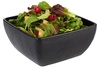 Miska SLATE z melaminy, czarna, 19x19x9 cm, 1.5 l | APS 84244