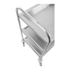 Wózek kelnerski nierdzewny 3-półkowy składany RCGW 1 | Royal Catering 10010354