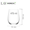 Szklanka niska Paris 475 ml | LAV LH-PRS347KH