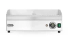Płyta grillowa elektryczna Kitchen Line, 1/2 gładka 1/2 ryflowana, 2.4 kW, 51,8x33 cm | HENDI 154946