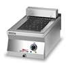 Grill wodny z rusztem żeliwnym, elektryczny, nastawny, 40x70x28 cm,  4.5 kW | LOZAMET L700.RWE400