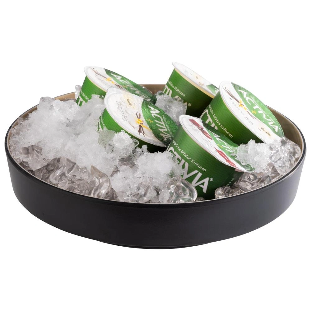 Miska, 2-częściowa FRIDA, czarna 25.5x6cm cm | APS 85230