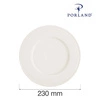 Talerz płytki porcelanowy śr. 23 cm Line | FINE DINE 04ALM002173