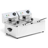 Frytownica elektryczna, 2-komorowa, 2x6 l, 2x3 kW, 230 V | FORGAST FG09026