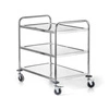 Wózek kelnerski nierdzewny 3-półkowy składany | FORGAST FG01003