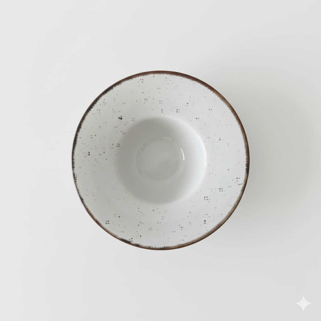 Talerz do makaronu Still Rustic krem 23 cm | KERA CERAMIKA 14.10.RUSTIC KREM