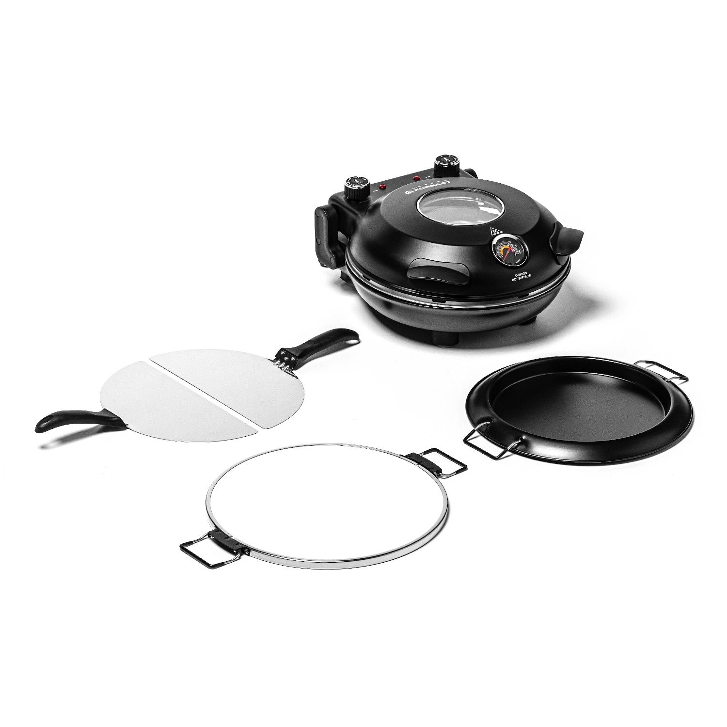 Piec do pizzy, elektryczny, średnica 32 cm, 1.2 kW, 230 V | FORGAST HOME FG09556