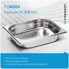 Pojemnik GN 1/2 gł. 4 cm eko ze stali nierdzewnej | FORGAST FG06204