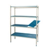 Regał wolnostojący 4-półkowy głęb. 50 cm 2PD-54+4P-75 | ALUSHELF 50155