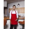 Fartuch krótki Basic 75 x 60 cm z kieszenią i klamerką czerwony | KARLOWSKY BLS 6-8-Stck