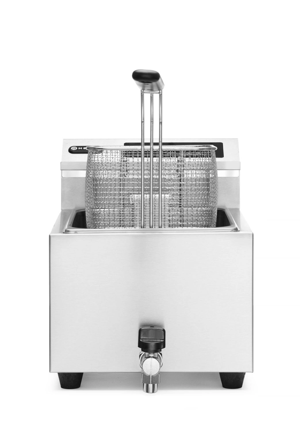 Frytownica elektryczna z panelem cyfrowym Mastercook z kranem spustowym, 8 l, 3.5 kW | HENDI 207369
