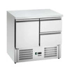 Stół chłodniczy 1-drzwi i 2 szuflady z agregatem dolnym | BARTSCHER 110257