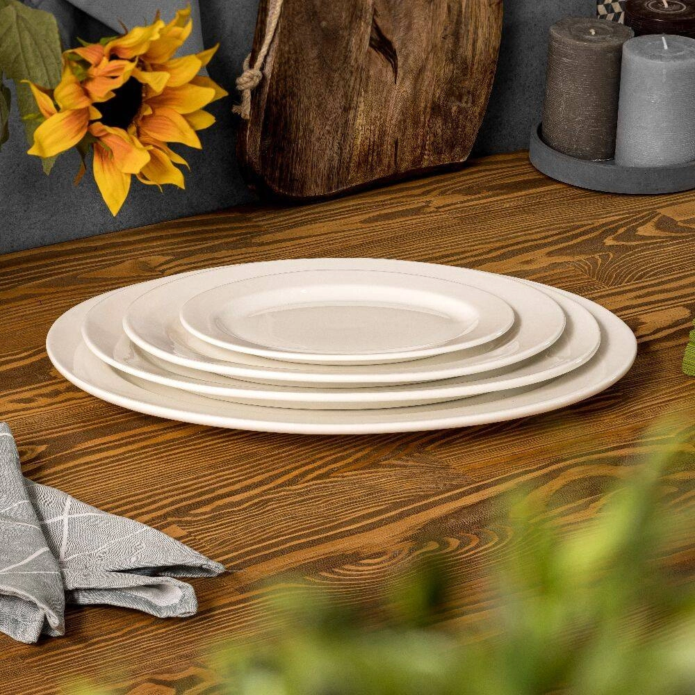 Talerz płytki porcelanowy Modermo Prima 22 cm | MODERMO MP030